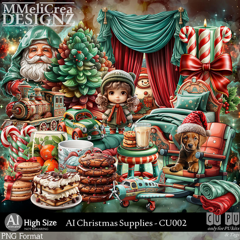 (image for) AI - Christmas - CU002 (CU4PU/PNG/PACK)